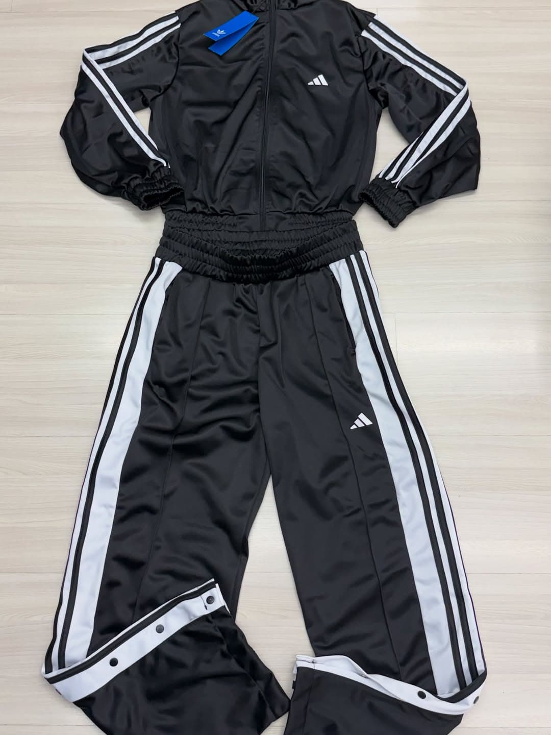 Conjunto Track Stripes Preto — Conjuntos