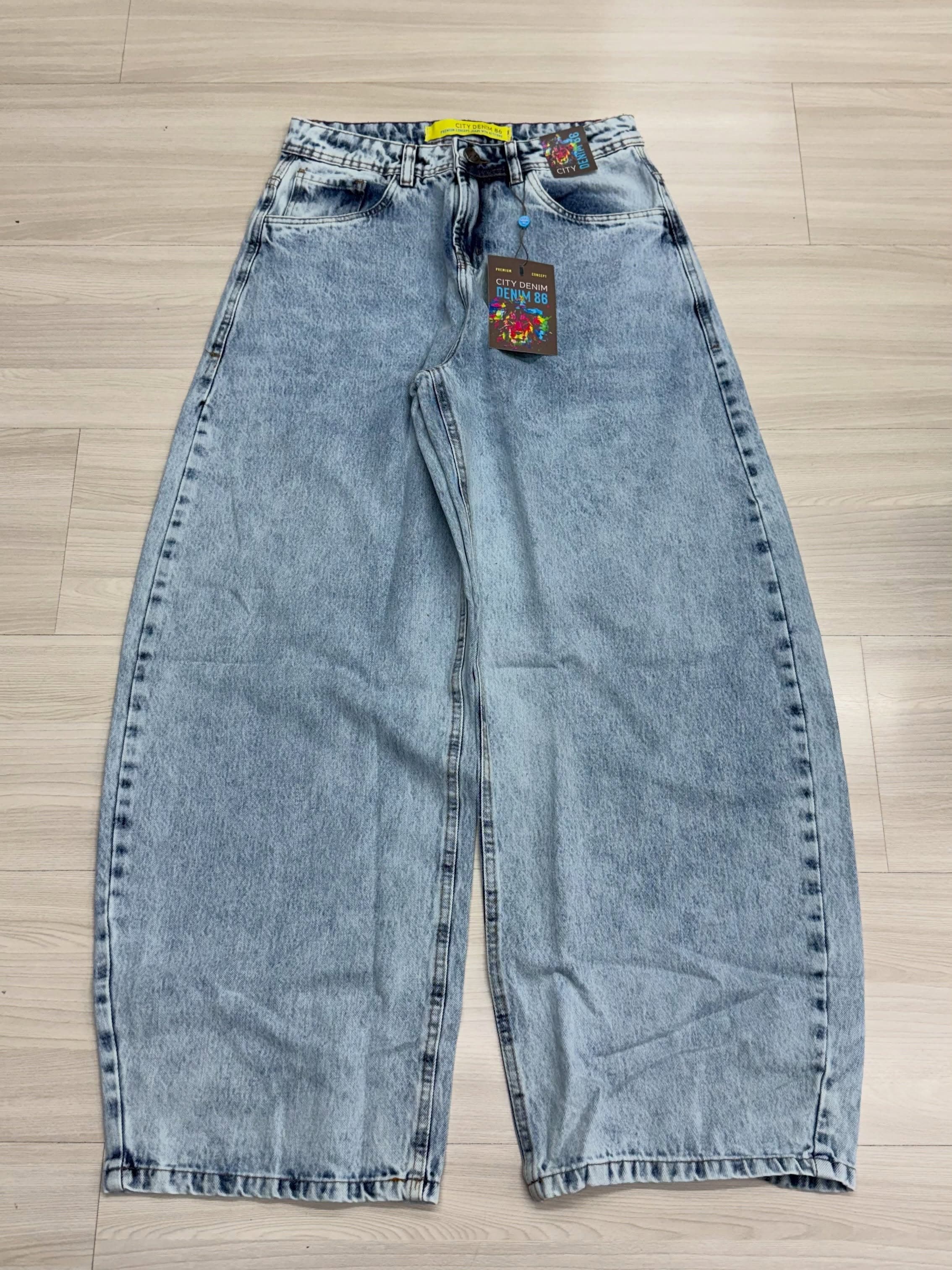 Calça Baggy Sky Acid — Calças